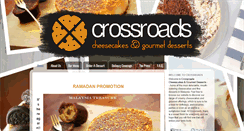 Desktop Screenshot of crossroadscheesecakes.com